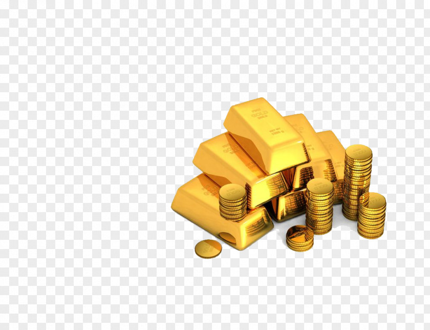 Cartoon Coin Gold As An Investment Bullion Bar Metal PNG