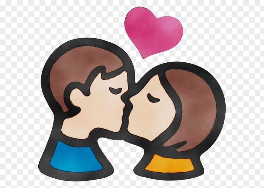 Sticker Gesture Cartoon Clip Art Nose Love Cheek PNG