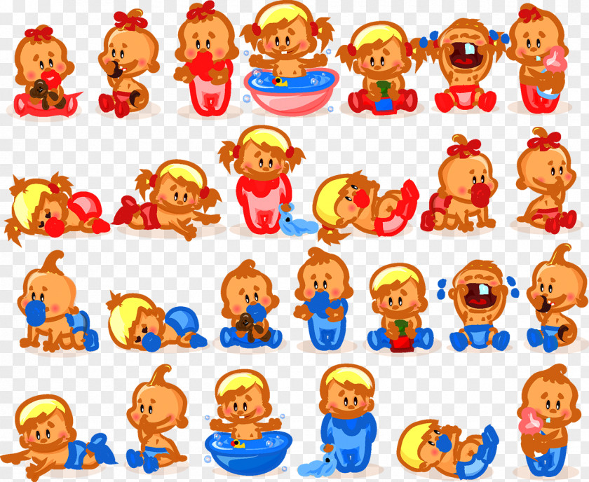 Baby Cartoon Characters Infant Crying Illustration PNG