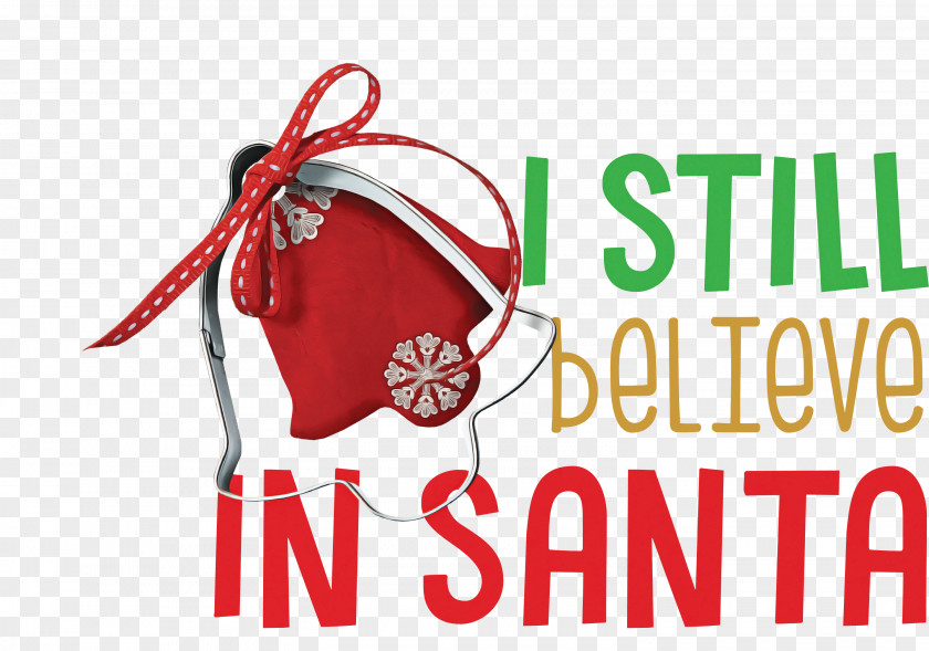 Believe In Santa Christmas PNG