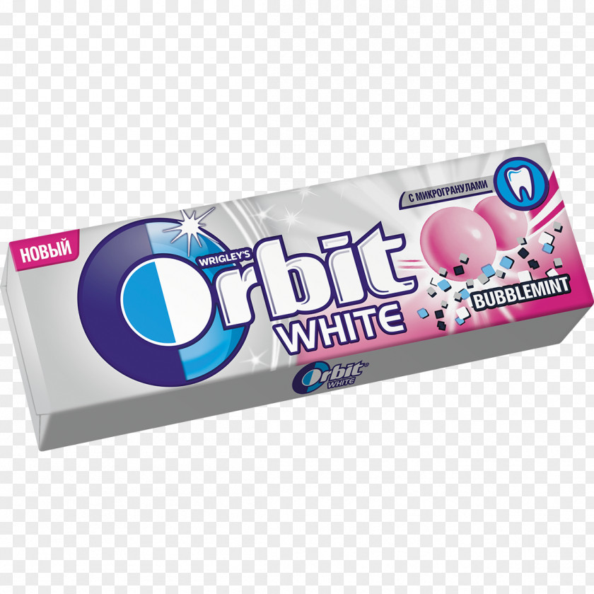 Chewing Gum Orbit Lollipop Mint Taste PNG