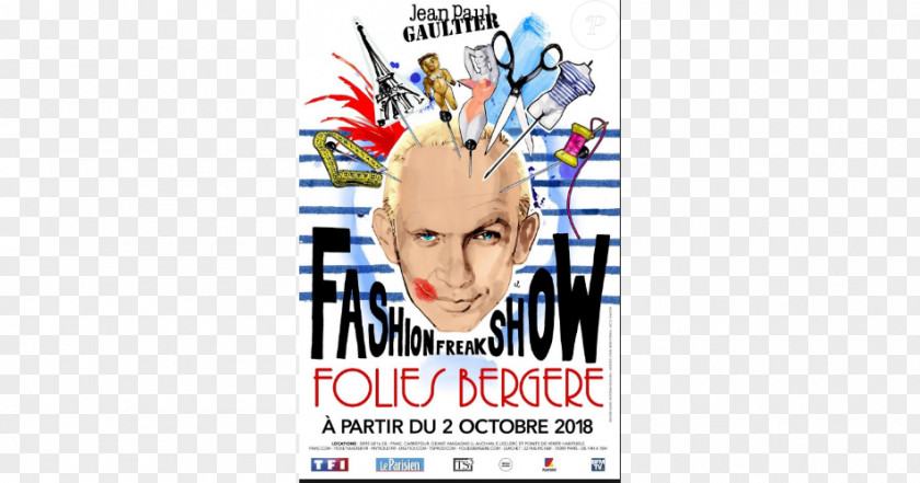 JEAN PAUL GAULTIER Fashion Show RevueFreak Folies Bergère FASHION FREAK SHOW PNG