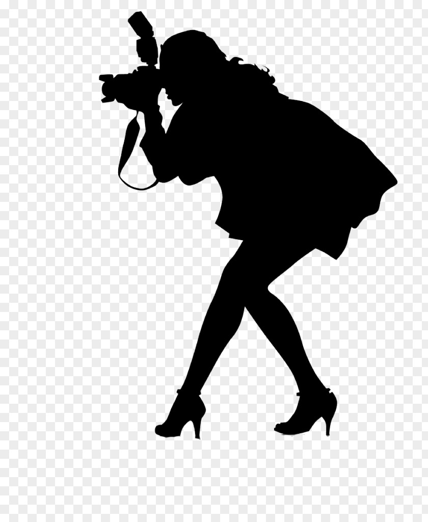 Silhouette Photography Female Camera Operator PNG