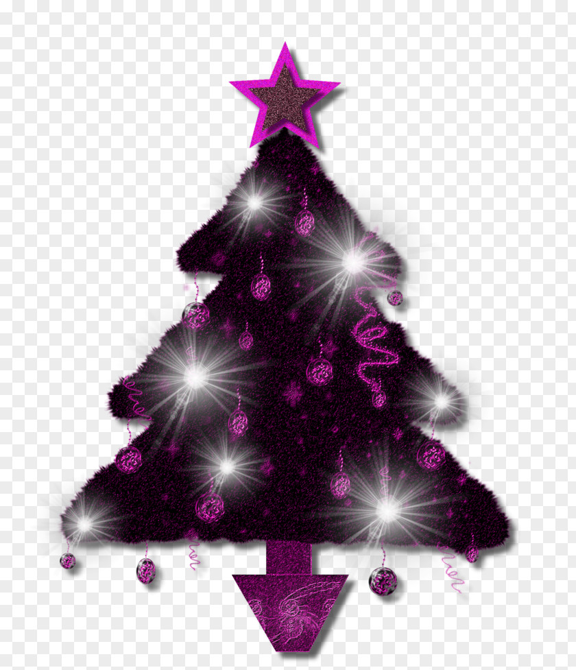 Star Tree Christmas PNG
