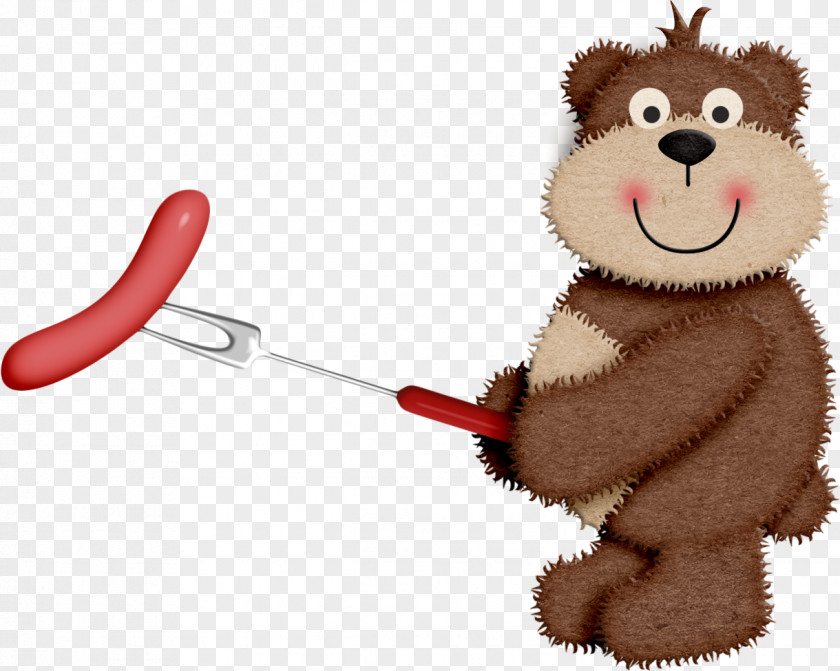 Bear Baked Ham Hot Dog Clip Art PNG