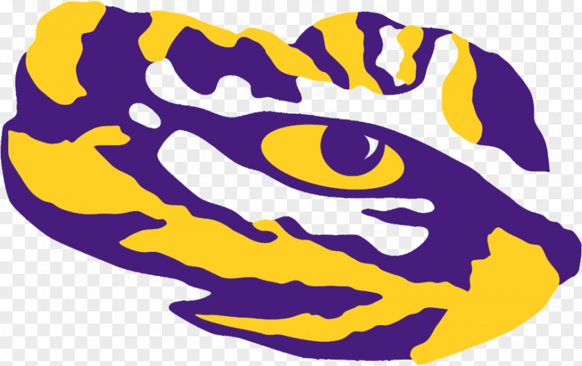 Tiger Eyes Louisiana State University LSU Tigers Football Women's Soccer Baseball Decal PNG