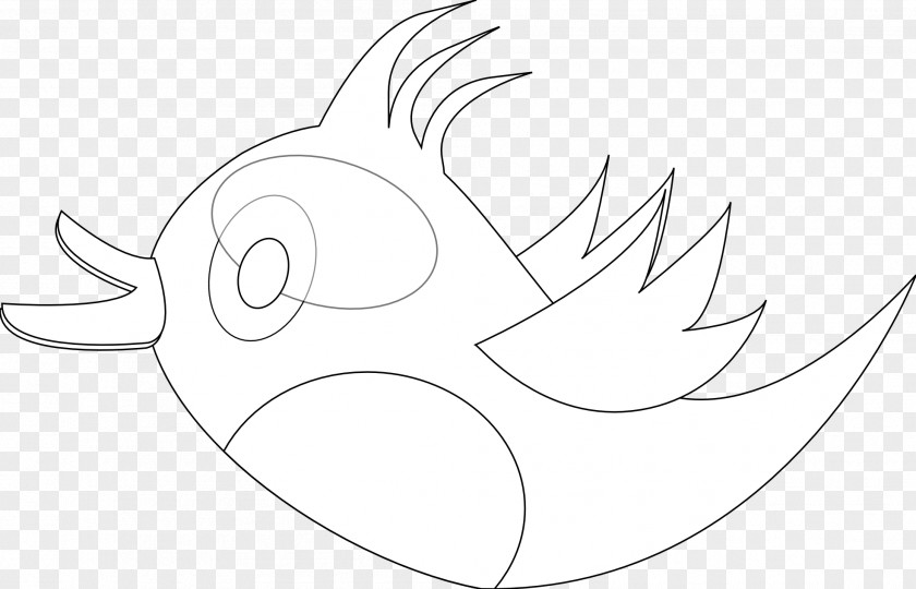 Twitter Bird Outline Clip Art /m/02csf Eye Drawing Cartoon PNG