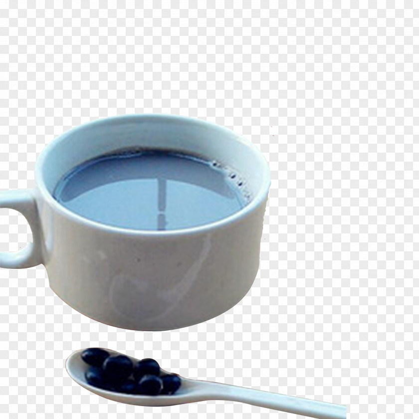 Black Beans And Soy Milk Coffee Cup Tea PNG