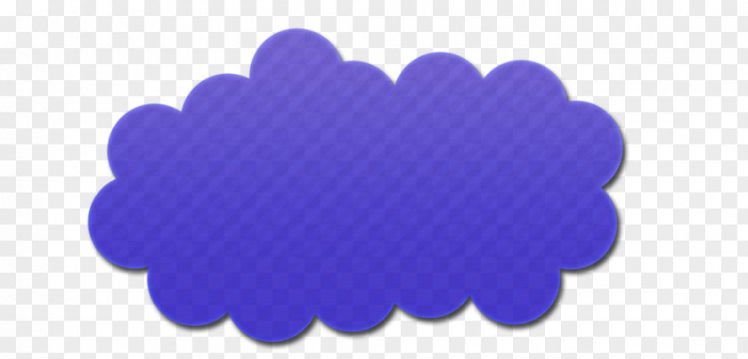 Google Blue Cloud Computing Brush PNG