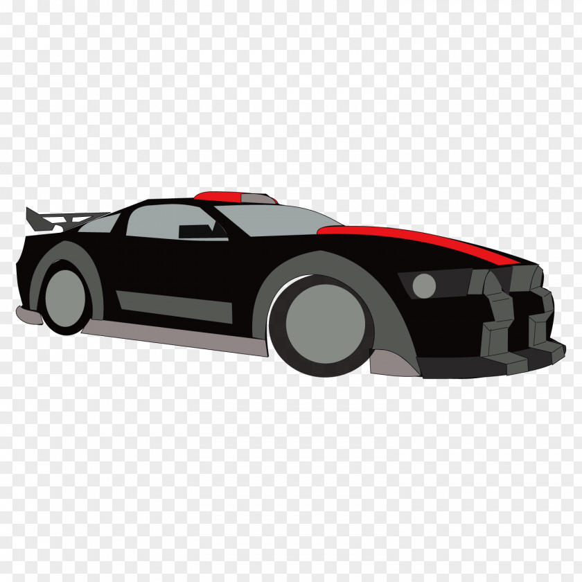 Handsome Black Sports Car Ford Mustang Mach 1 SVT Cobra Shelby PNG