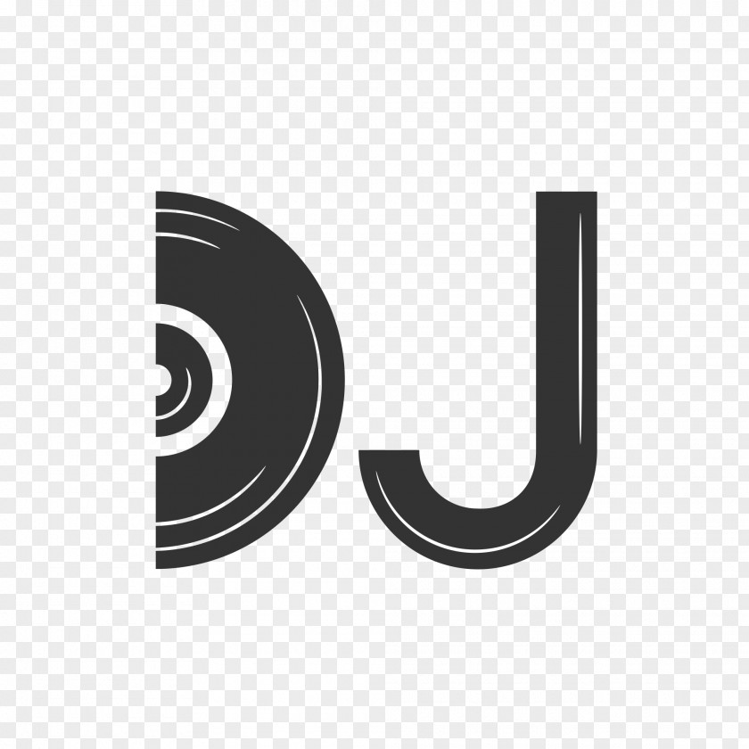 Logo Template Disc Jockey Symbol PNG