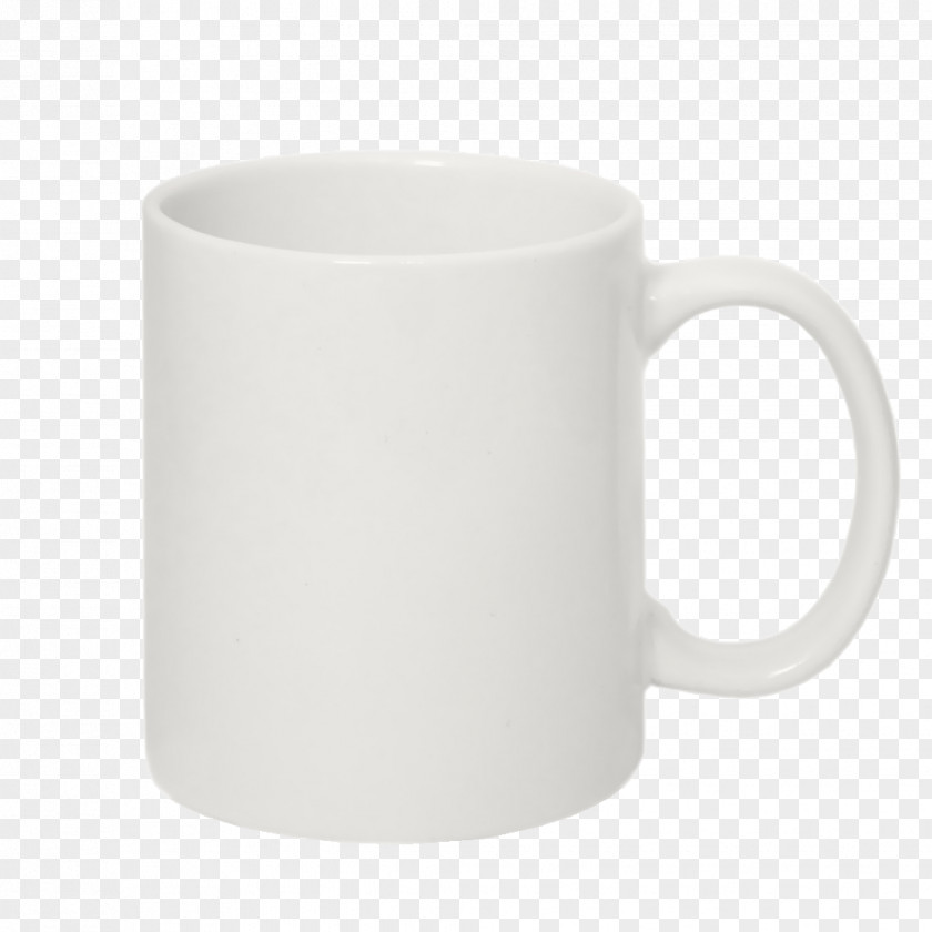Mug Teacup Ceramic Sublimation White PNG