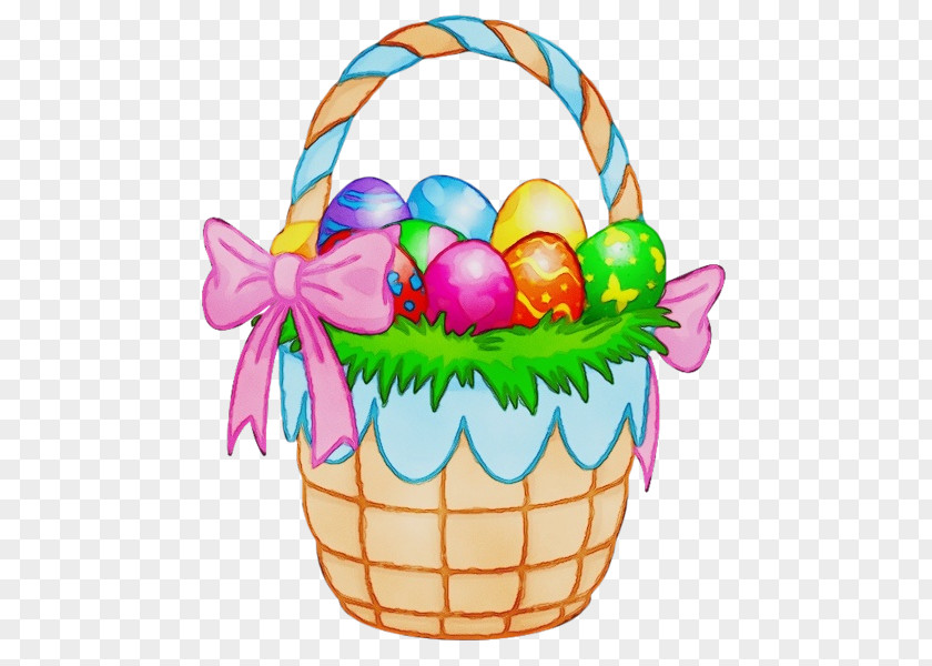 Present Storage Basket Easter Egg Background PNG