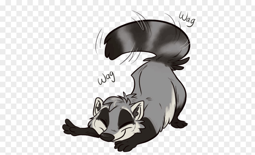 Whiskers Raccoons Sticker Telegram Mammal PNG