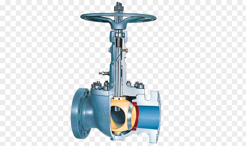 Ball Valve Gate Plug Metal PNG