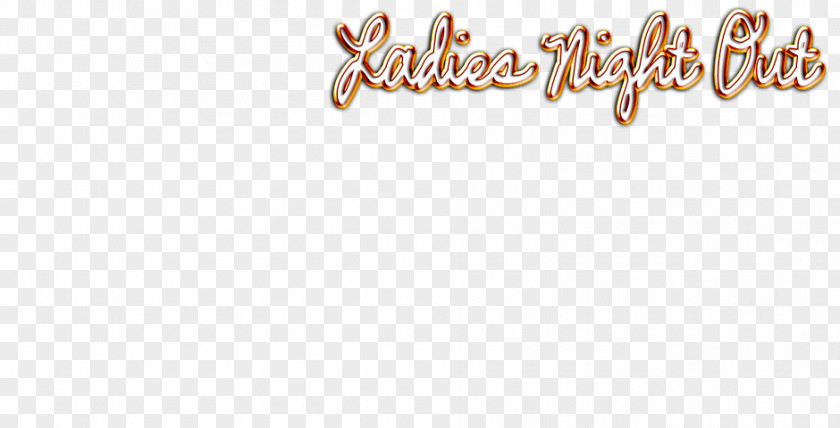 Ladies Night Logo Brand Line Font PNG