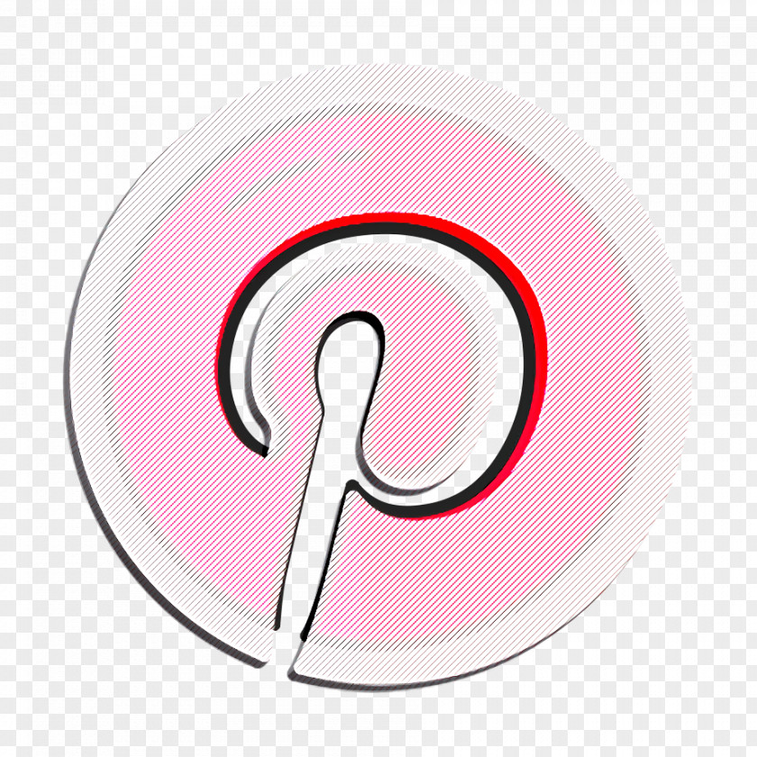 Number Sign Pinterest Icon Button Logo PNG