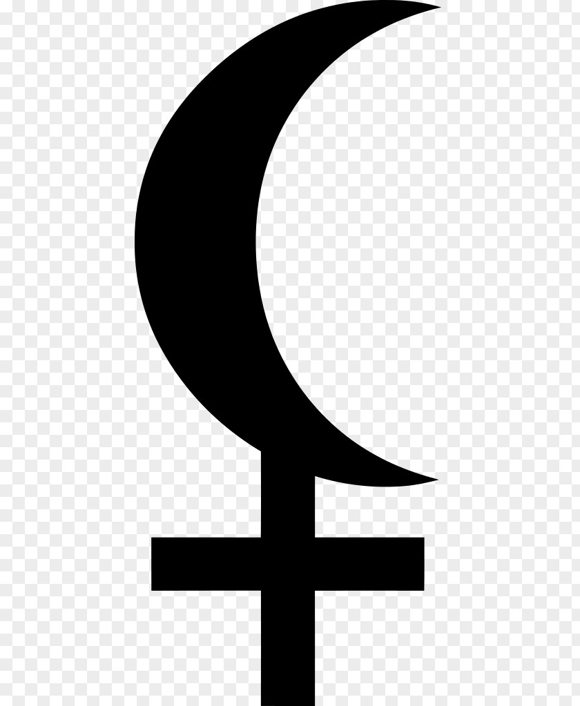 Symbol Black Moon Lilith Planet Symbols Astrology PNG