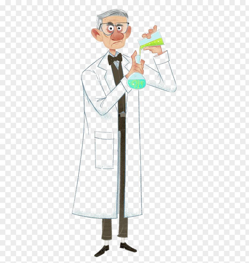 The Scientist Cartoon Model Sheet Drawing Character Illustration PNG