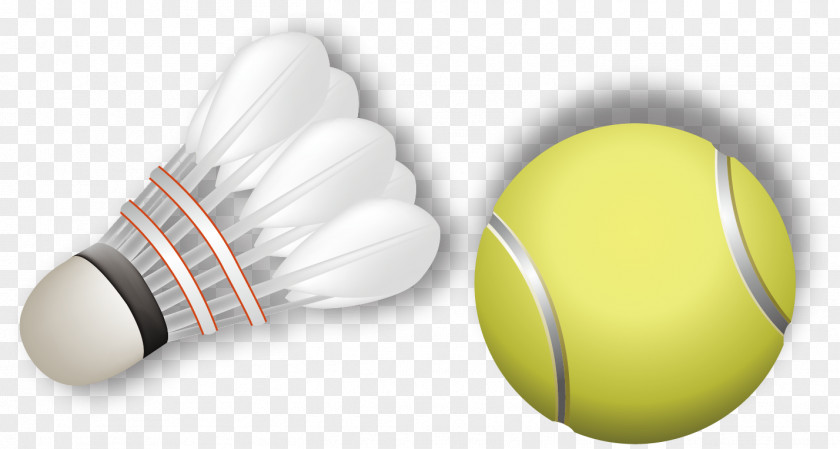 Badminton And Baseball Sport PNG