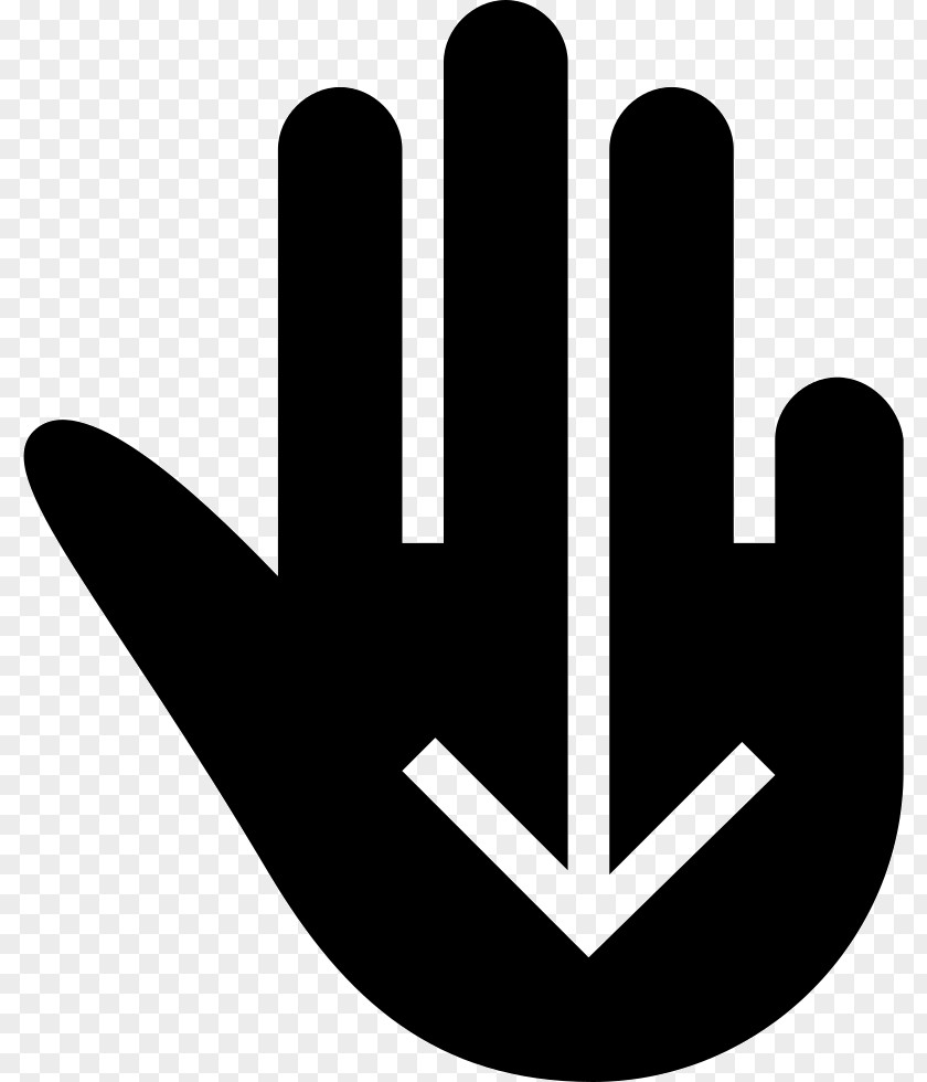 Blackhand Gesture Finger Symbol PNG