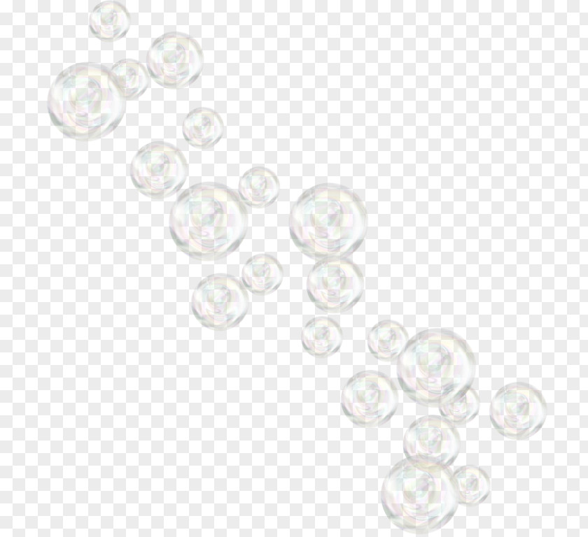 Bubbles Transparent White Pattern PNG
