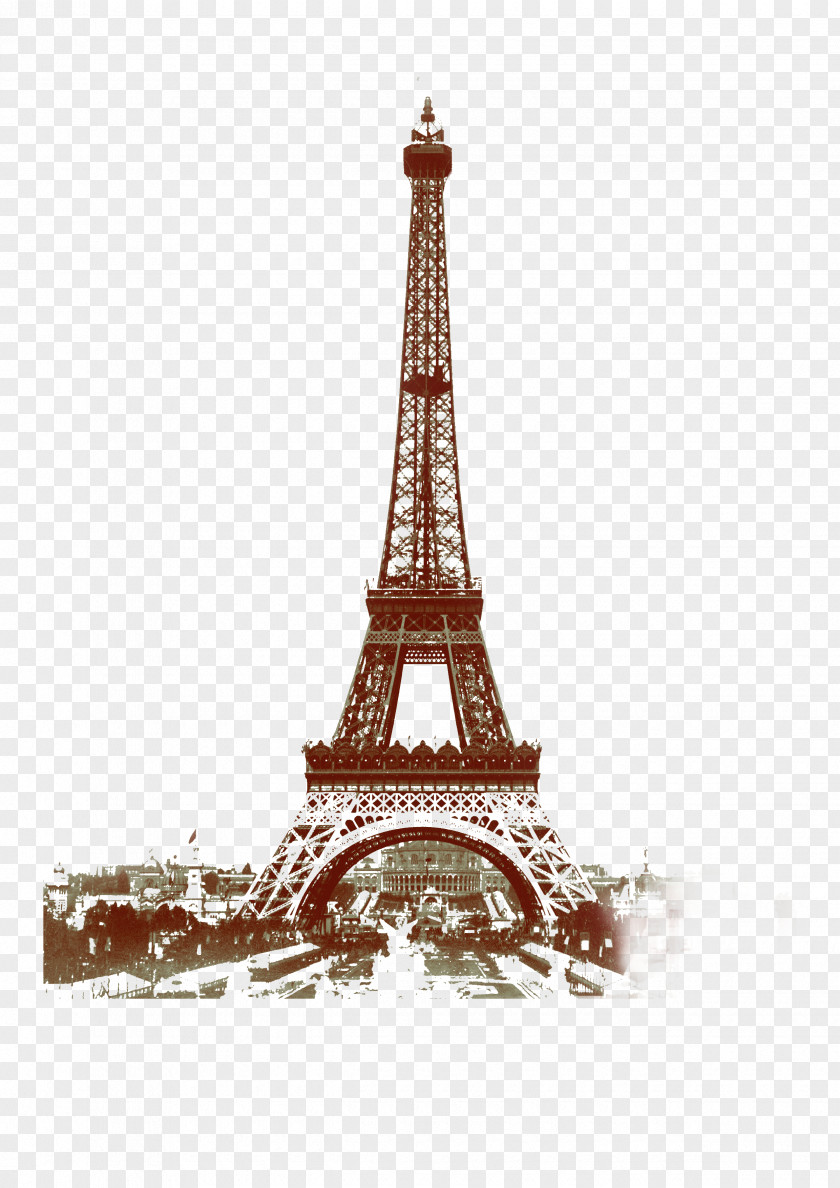 Eiffel Tower Of London Exposition Universelle Poster PNG