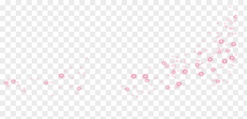 Floating Pink Stars Petal Pattern PNG