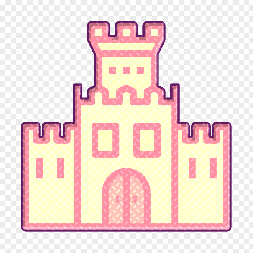 Fortification Icon Fortress Game Elements PNG