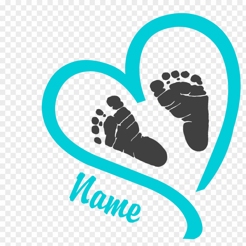 Heart Feet Cliparts Footprint Infant Clip Art PNG