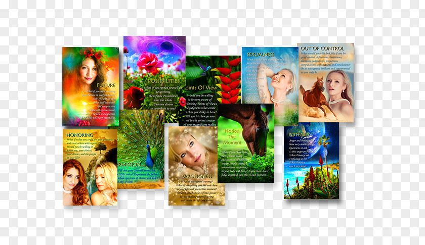 Magic Cards Consciousness Advertising Picture Frames Collage PNG