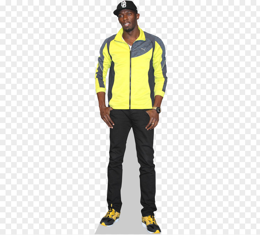Usain Bolt Celebrity Standee Sprint PNG
