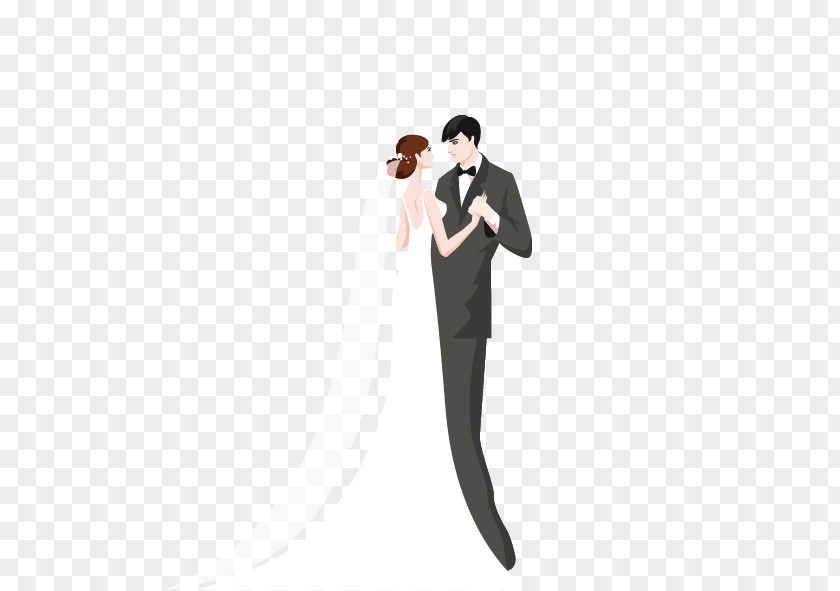 Wedding Cartoon Characters Drawing PNG