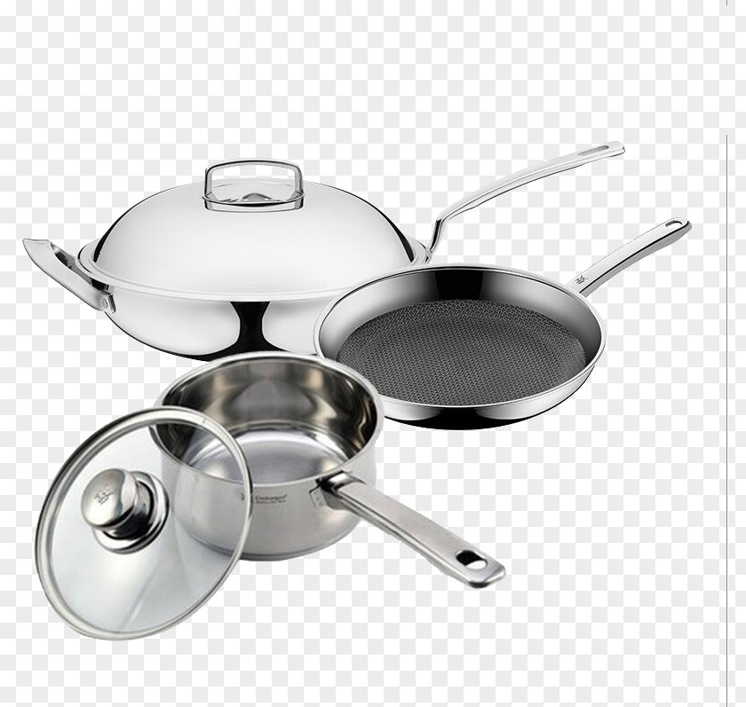 Wok Frying Pan Stock Pot WMF Group Cast-iron Cookware PNG