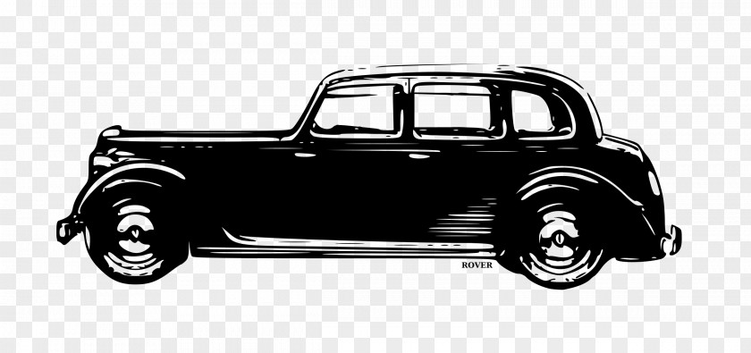 Cartoon Car Classic Vintage Clip Art PNG