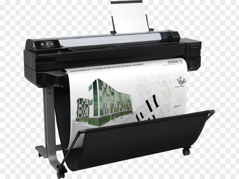Hewlett-packard Hewlett-Packard HP DesignJet T520 Printer Printing Plotter PNG