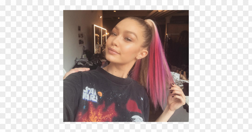 Model Gigi Hadid Human Hair Color Coloring PNG