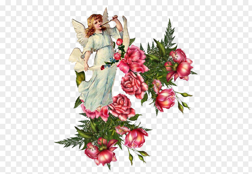 Pastoral Style Of Rural Wind Psd Angel Flower Cherub Paper Bokmxe4rke PNG