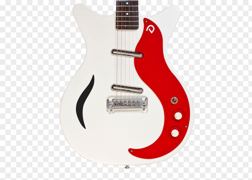 Red Guitar Acoustic-electric Danelectro Bass PNG