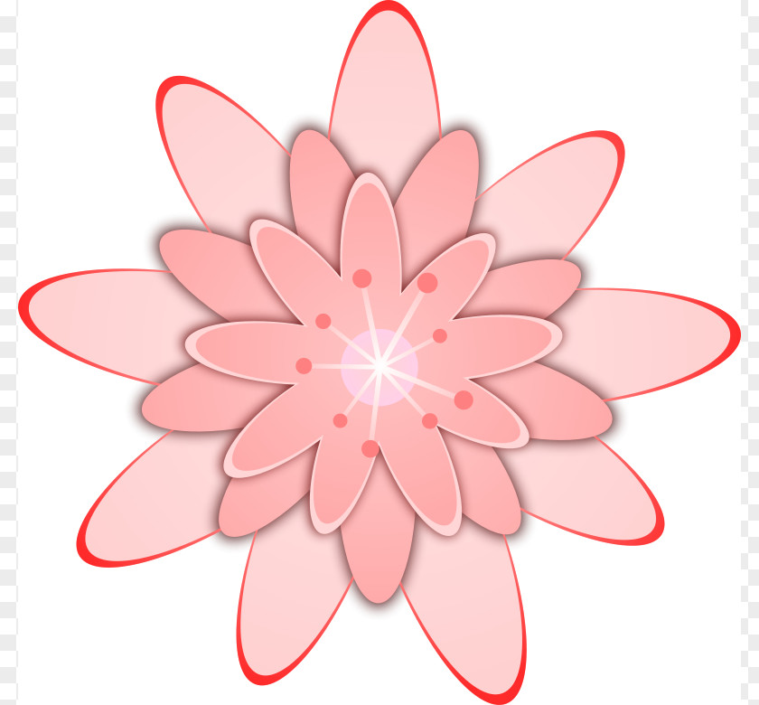 Adorable Flower Cliparts Pink Flowers Free Clip Art PNG
