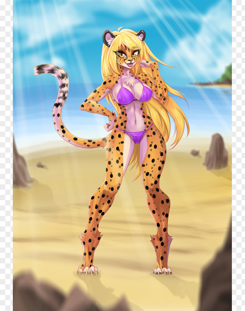 Cheetah Furry Fandom Art Lackadaisy PNG