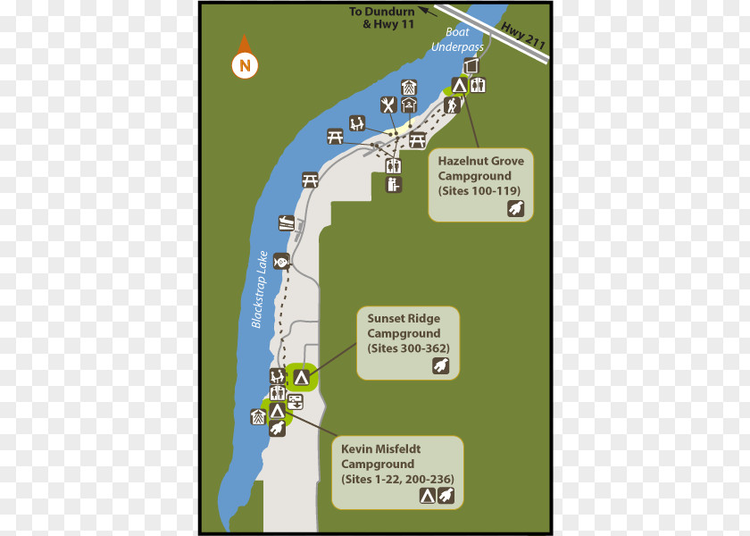 Map Campsite Provincial Park Sunset Ridge Campground PNG