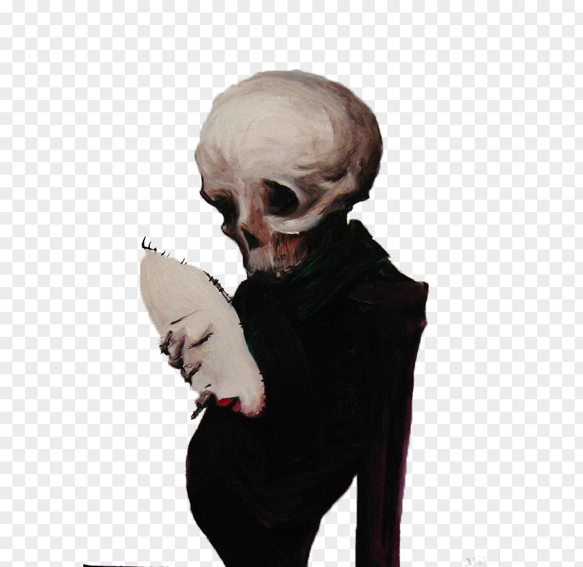 Mr. Skeleton Art Calaca Skull Painting PNG
