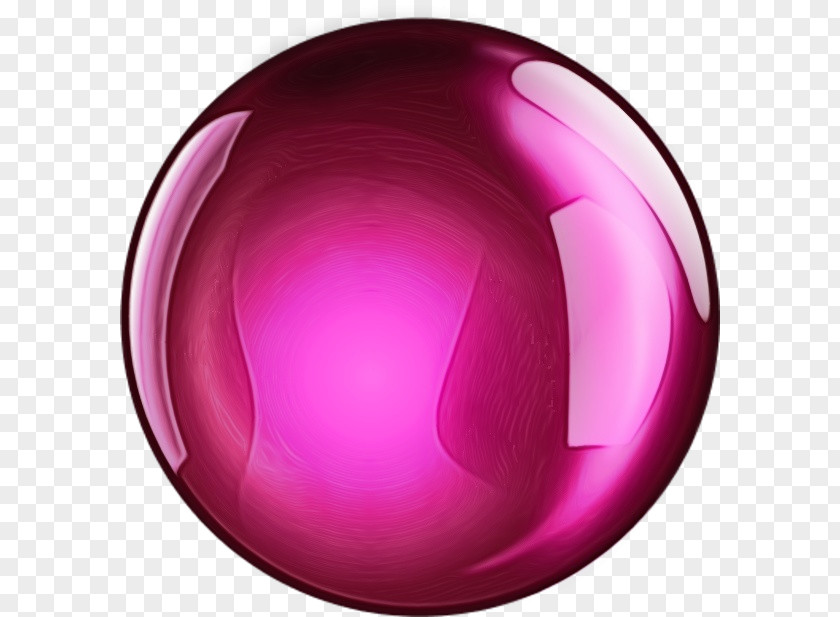 Ball Sphere Pink Violet Magenta Purple Material Property PNG