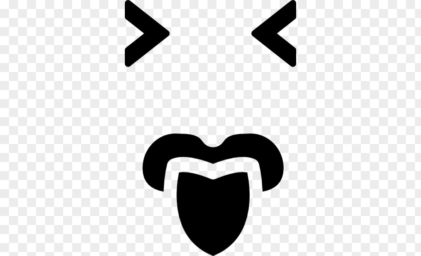 Emoticon Square Tongue Face Mouth PNG