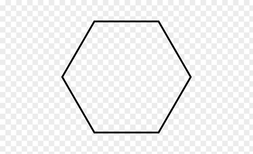 Hexagon Hexagonal Prism Two-dimensional Space Geometry Clip Art PNG