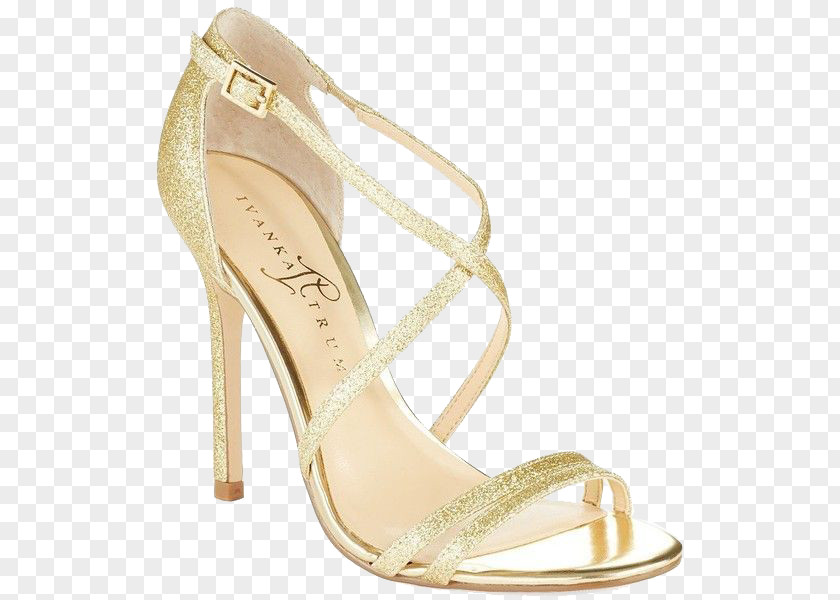 Ms. Gold High Heels High-heeled Footwear Court Shoe Sandal PNG