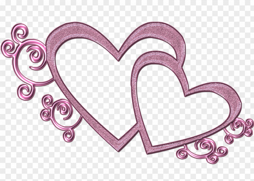 Scrollwork Heart Cliparts Valentines Day Clip Art PNG