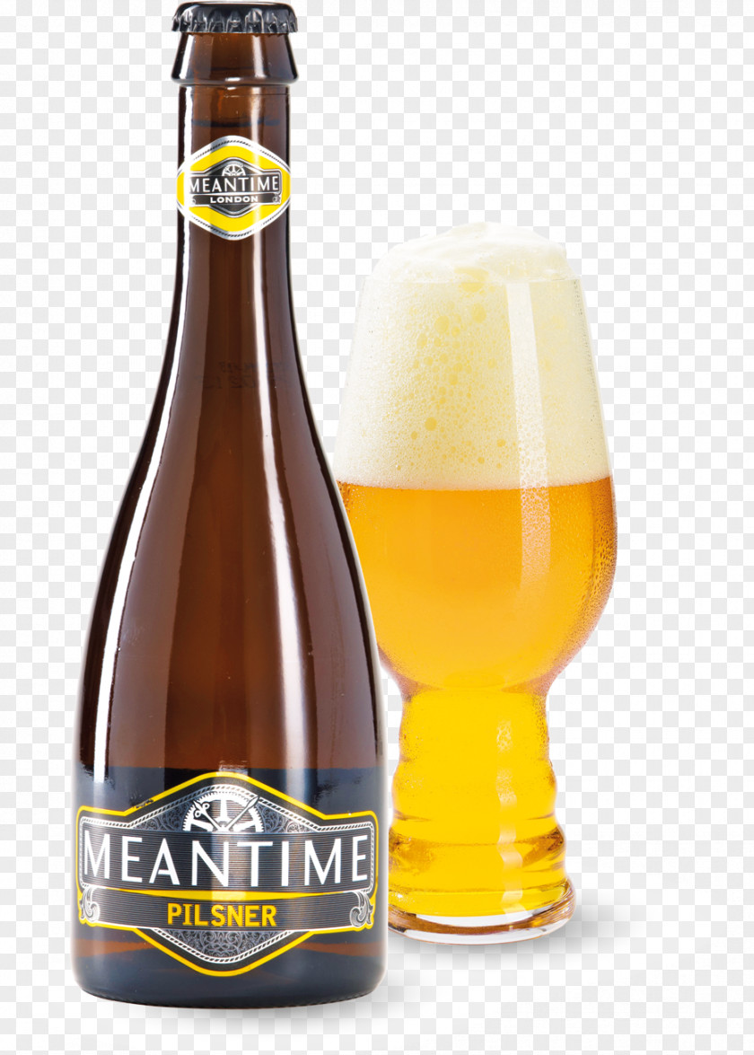 Beer Wheat Lager Ale Bottle PNG