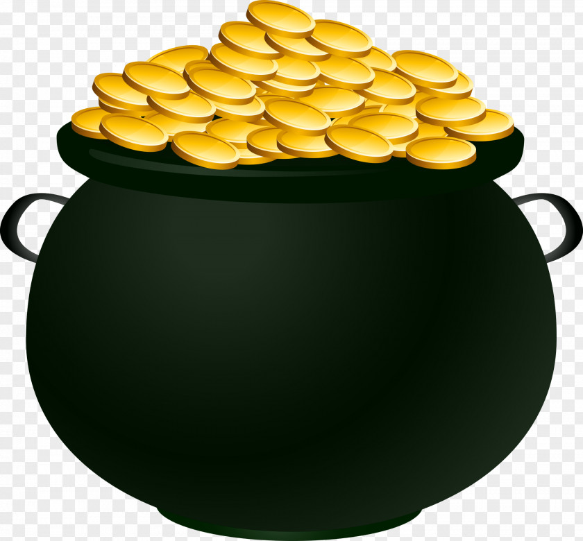 Pot Of Gold Cannabis Clip Art PNG